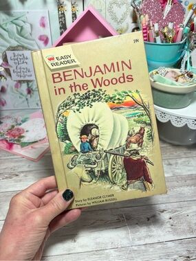 Vintage 1962 Benjamin In The Woods HC Wonder Books Easy Reader By Eleanor Clymer